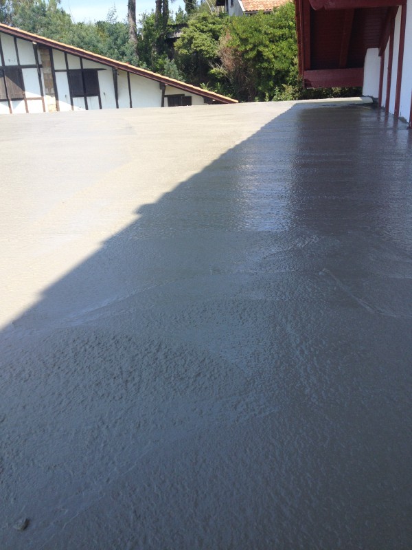 coulage plancher terrasse