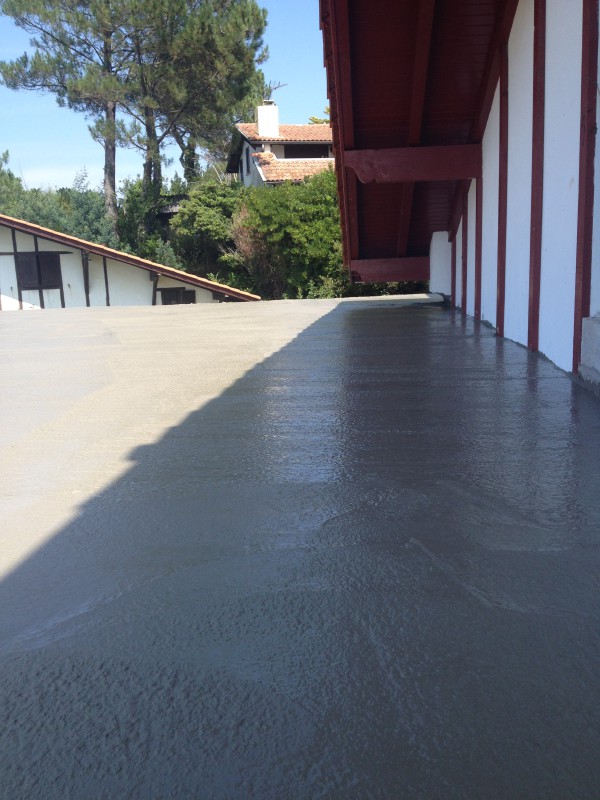 coulage plancher terrasse 6